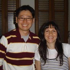 profesora y alumno de español